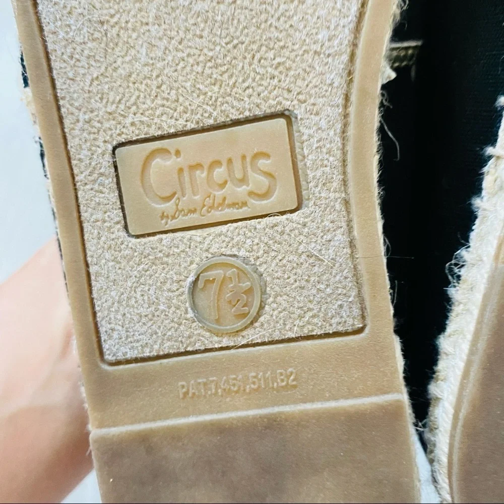 Circus Sam Edelman 'Beach Babe' Espadrille Flats Sz 7.5